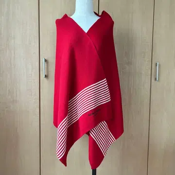 소니아 리키엘 대형 스톨 빨간색 머플러