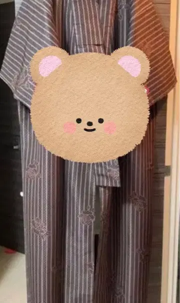 워셔블 기모노 L 사이즈