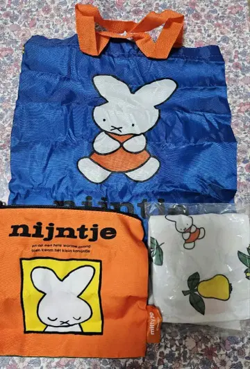 나인체 미피 70th 토트백 스퀘어 파우치 반다나 가챠