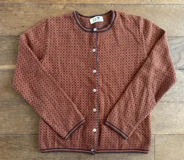 여성용 23구 온워드 기하학 패턴 긴팔 가디건 상의 38 사이즈