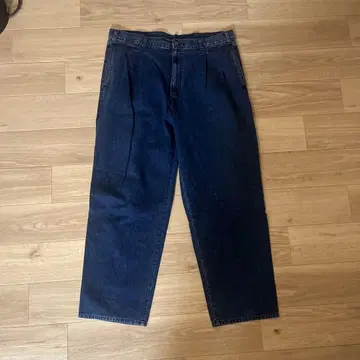 90s DOCKERS 데님 슬랙스 진네이비 투 턱