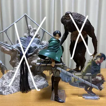 제일복권 진격의 거인 리바이 피규어 아크릴 스탠드 세트