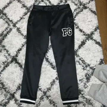 PG 자수 로고 블랙 팬츠 남성용, 푸마 골프