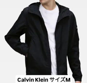 [ 새상품 ] Calvin Klein 크링클 나일론 블루종