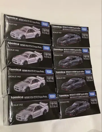 [ 한정판 ] 토미카 프리미엄 재팬 모빌리티 쇼 GT-R 8대 세트