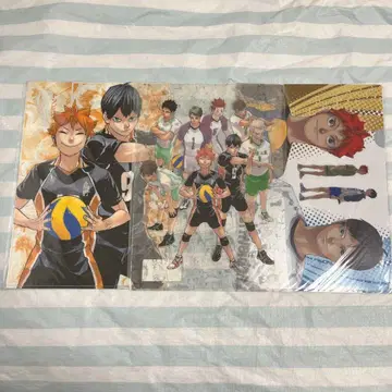 하이큐 하이큐전 클리어 파일 키 비주얼 히나타 카게야마 점프샵