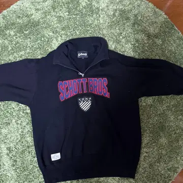 Schott 블랙 스웨터 L 사이즈