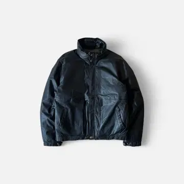 80s Eddie Bauer Leather Bomber Jacket M