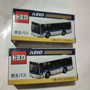 토미카 게이오 버스 미니카 2대 세트
