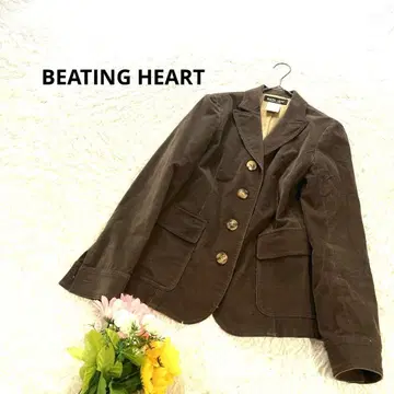 비딩 하트 [ 2 ] 테일러드 자켓 스웨이드 코튼 이탈리아제