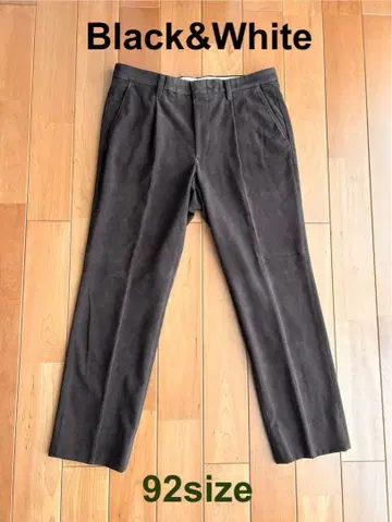 블랙 앤 화이트 골프웨어 팬츠 바지 XL