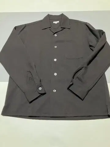 steven alan 오픈 카라 셔츠 다크 브라운 S