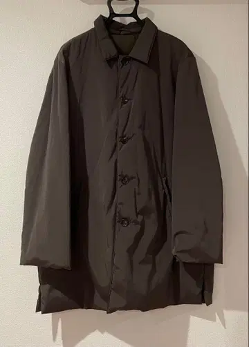 파파스 다운 코트 브라운