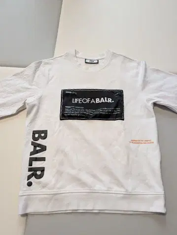 BALR. 화이트 맨투맨 M 사이즈