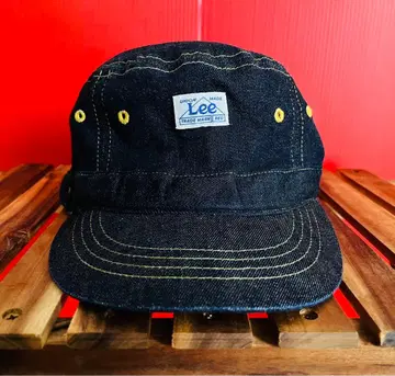 Lee 진한 데님 워크캡 (Lee 하우스 마크) 안감 부착 고품질