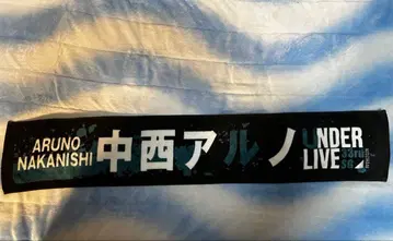나카니시 아루노 UNDER LIVE 33rd SG 머플러 타월