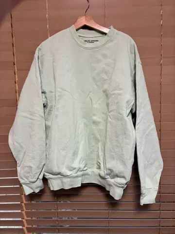 LOS ANGELES APPAREL 라이트 그린 맨투맨 L