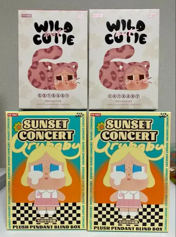 [ 미개봉 ] POPMART CRYBABY 크라이베이비 4개 세트