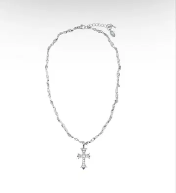 randomoff 목걸이 Cross pendant Necklace