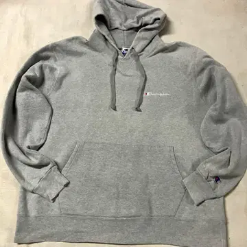 h25) 새상품급 챔피온 남성용 속기모 후드 맨투맨 90년대 L 사이즈