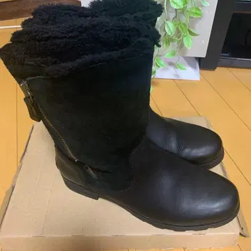 SOREL 스노우 부츠 스웨이드 천연 가죽