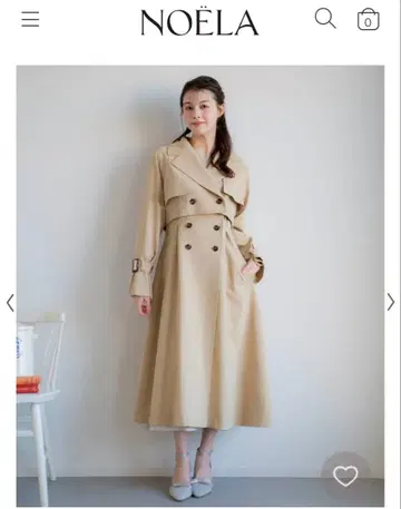 노엘라 3WAY 디자인 트렌치코트