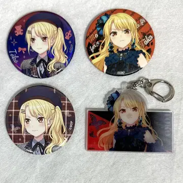 뱅드림 키리가야 토코 캔뱃지 아크릴 키링 (4점 세트)