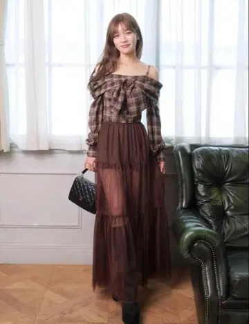 2way 숏 팬츠 포함 튤 플레어 스커트 립 서비스