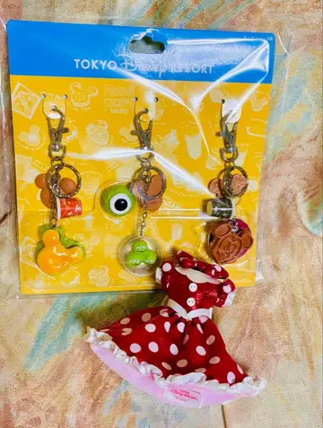 도쿄 디즈니 리조트 키링 4개 세트
