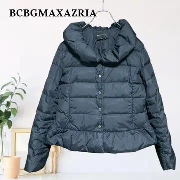 zS41 [ S ] BCBGMAXAZRIA 다운 자켓 퍼프 슬리브 페플럼