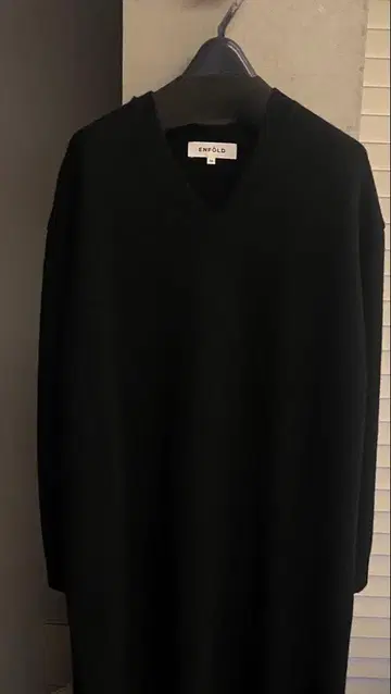 택 없음 시착만 한 상품 엔폴드 롱 니트 원피스