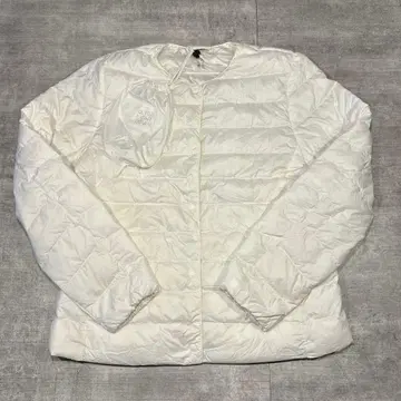 유니클로 울트라 라이트 자켓 여성용 L 화이트 화이트