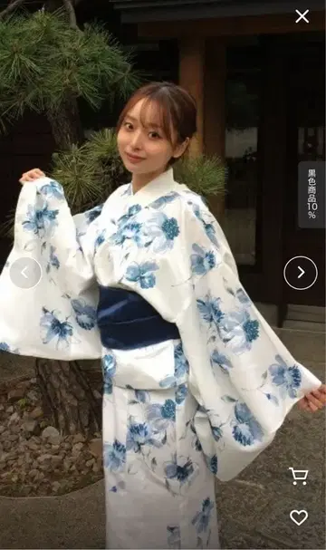 원피스식 유카타 오비 액세서리 세트 M 사이즈