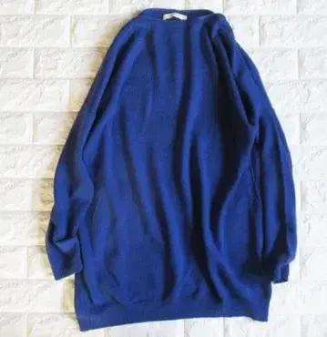 투모로우랜드 갤러리 바이 보트넥 롱 니트 로얄 블루