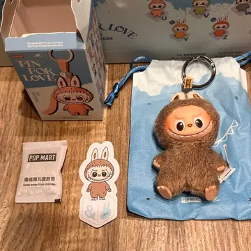 새상품 LABUBU PIN FOR LOVE N-Z 봉제 인형 펜던트 &