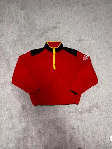 초레어 90s 말보로 Marlboro 하프 버튼 플리스 자켓