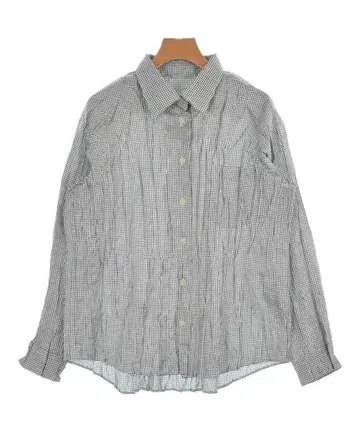 플리츠 플리즈 캐주얼 셔츠 여성용