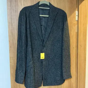 다케오 키쿠치 그레이 헤링본 테일러드 자켓