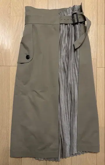 UNITBDTOKYO 디자인 플리츠 스커트