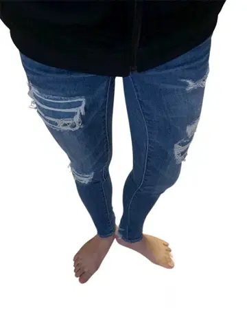 아메리칸 이글 데미지 스키니 size XS