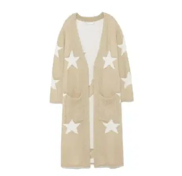 새상품 별 패턴 롱 CD Mila Owen 미라 오웬 가디건