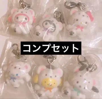 산리오 메지루시 액세서리 ~푹신푹신 스노우~ 컴플리트 전 6종