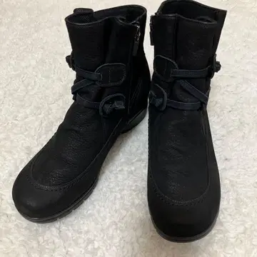 포폴라리타 숏부츠 (블랙) 23.5cm 3E 일본제