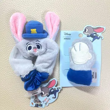 주디 홉스 주토피아 머리끈 & 헤어 클립 MINISO 한정판