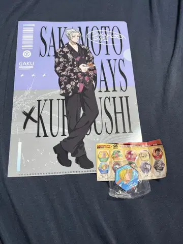 사카모토 데이즈 쿠라스시 콜라보 비쿠라폰 클리어 파일 마그넷 시트