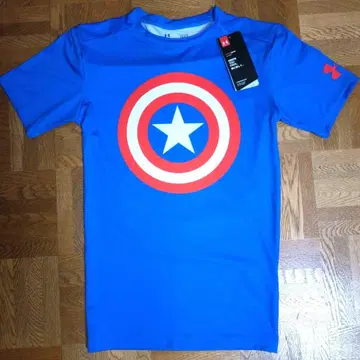 언더아머 컴프 반팔 ALTER EGO 캡틴 아메리카