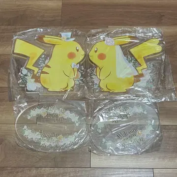 포켓몬 웨딩 피카츄 웰컴보드