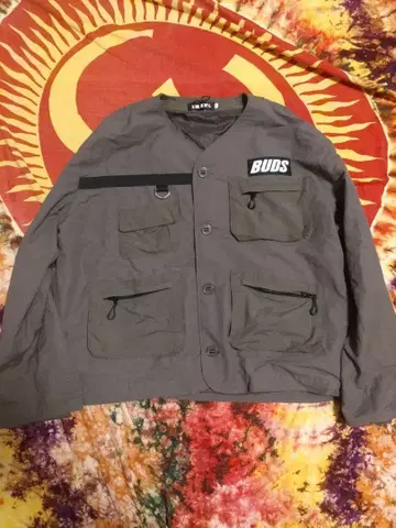 BUDS 그레이 밀리터리 자켓 L 사이즈