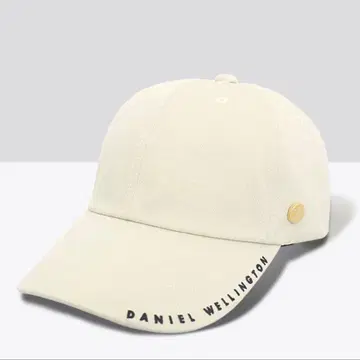 [ 새상품급 ] 다니엘 웰링턴 로고 자수 베이지 야구 모자