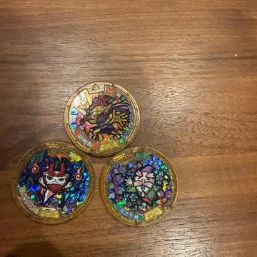 요괴워치 홀로그램 메달 3개 세트